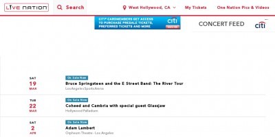 livenation.com reviews