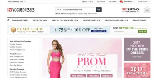 Izivoguedresses.com reviews