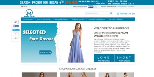 MarieProm.co.uk reviews