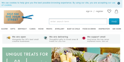 notonthehighstreet.com reviews