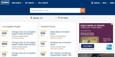 stubhub.com reviews